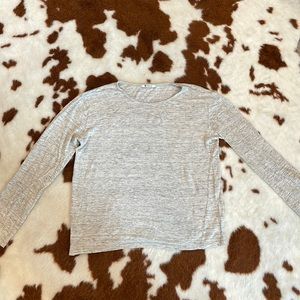 Alexander Wang Linen Blend Long Sleeved Sweater